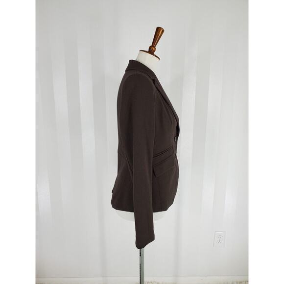 NEW YORK & CO Women's Brown Blazer Sz 6 - Picture 2 of 11